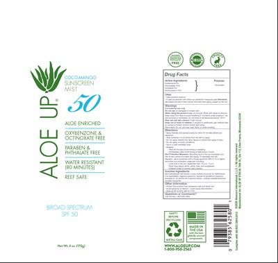 Aloe Up Spf 50 Coco-mango (Aloe Up Spf 50 Cocomango White Line Sprays Sleeves 2020)